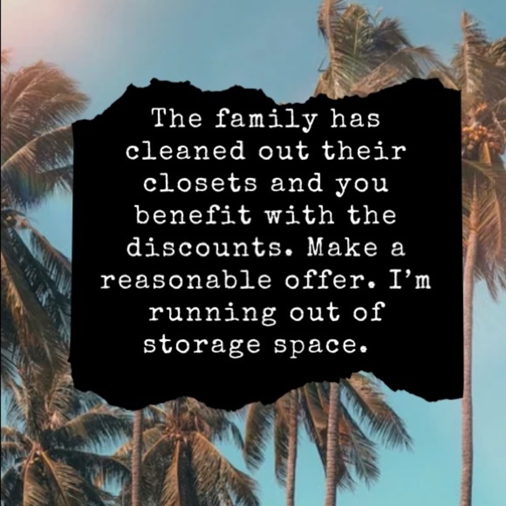 Make a reasonable offer…